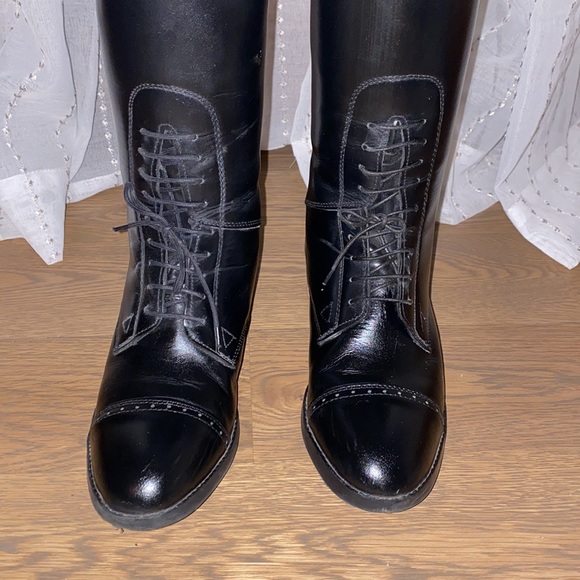 Equistar Footwear Showmaster Field Boot - Black - Ladies 9 Slim - Picture 7 of 14